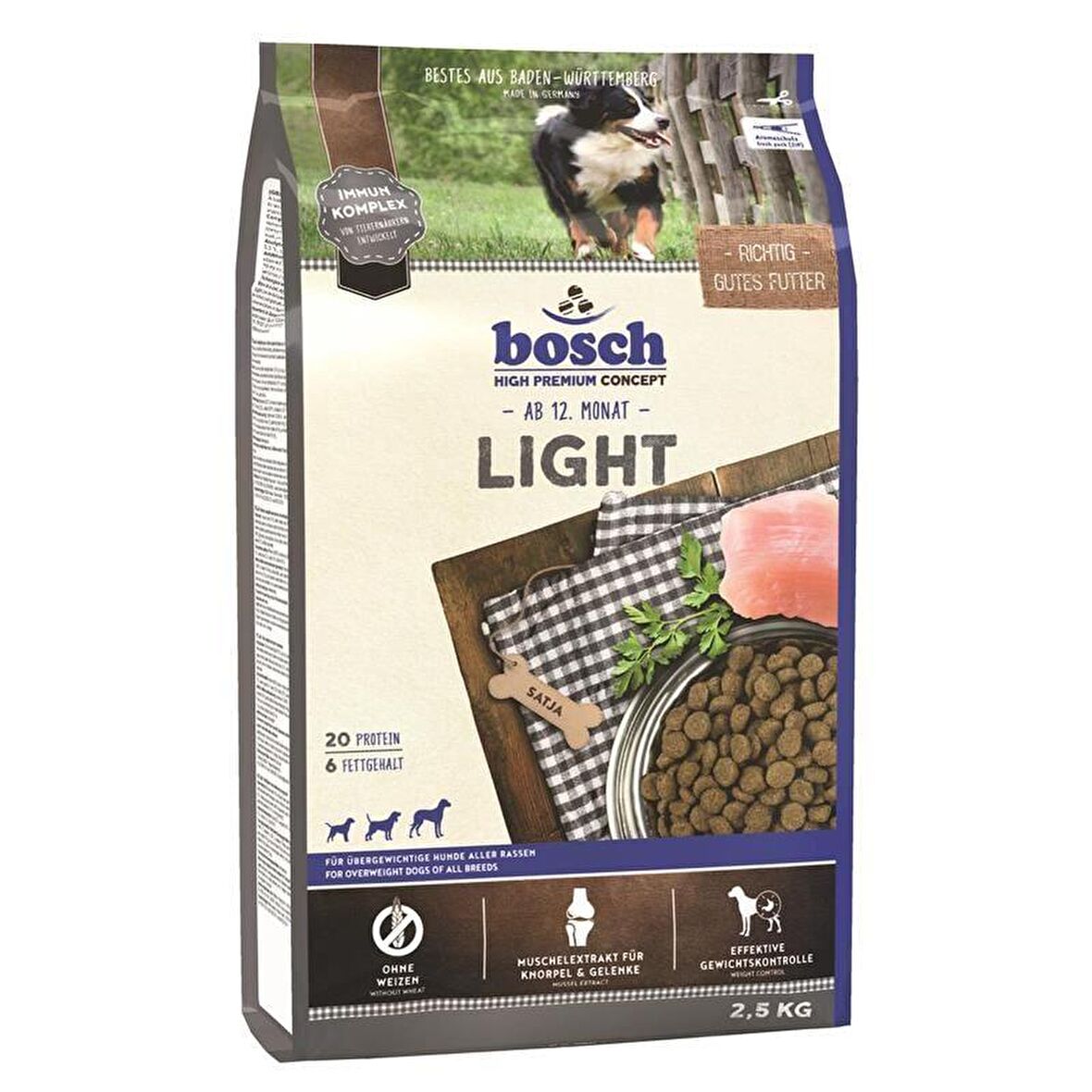 Bosch Light Tavuklu Küçük Irk Yetişkin Kuru Köpek Maması 2.5 kg