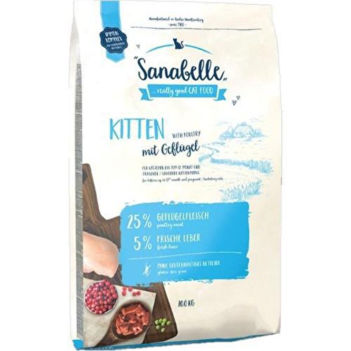 Sanabelle Kitten Yavru Kuru Kedi Maması 10 Kg 