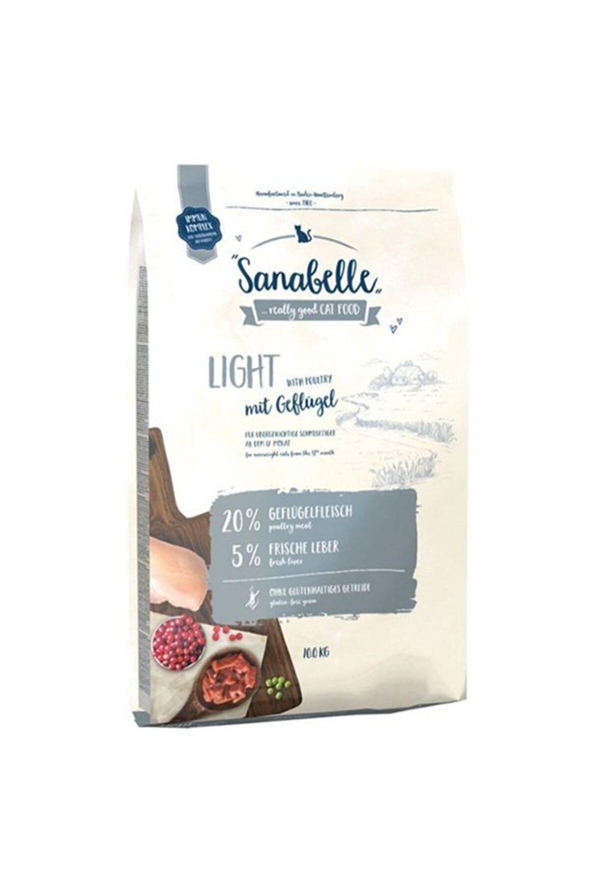 Sanabelle Light Poultry Kedi Maması 10 kg