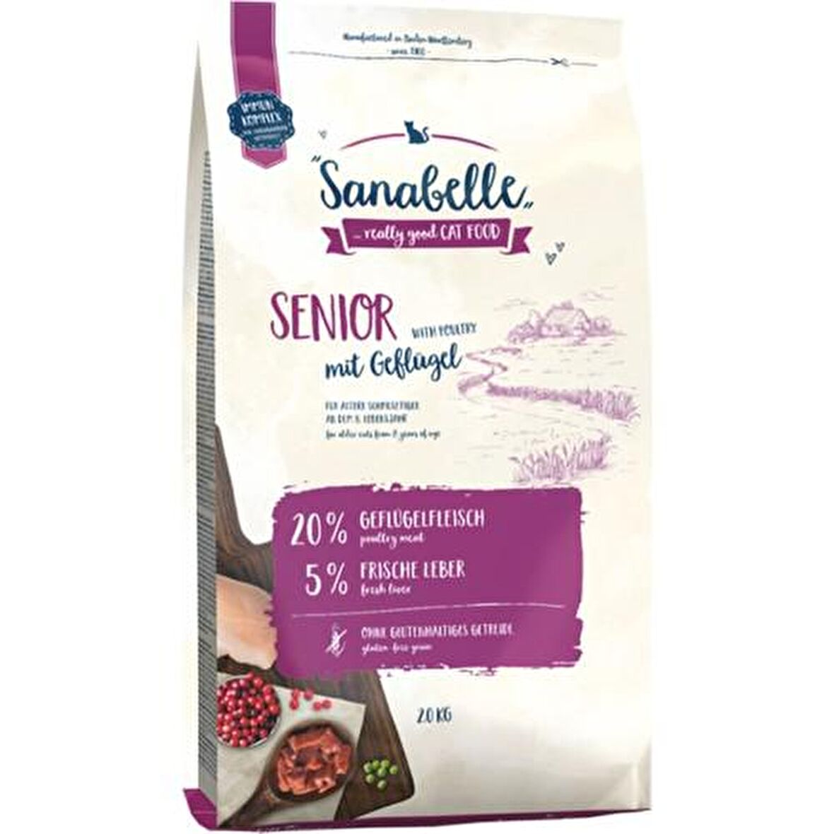 Sanabelle Kümes Hayvanlı Senior Yaşlı Kedi Maması 10 kg
