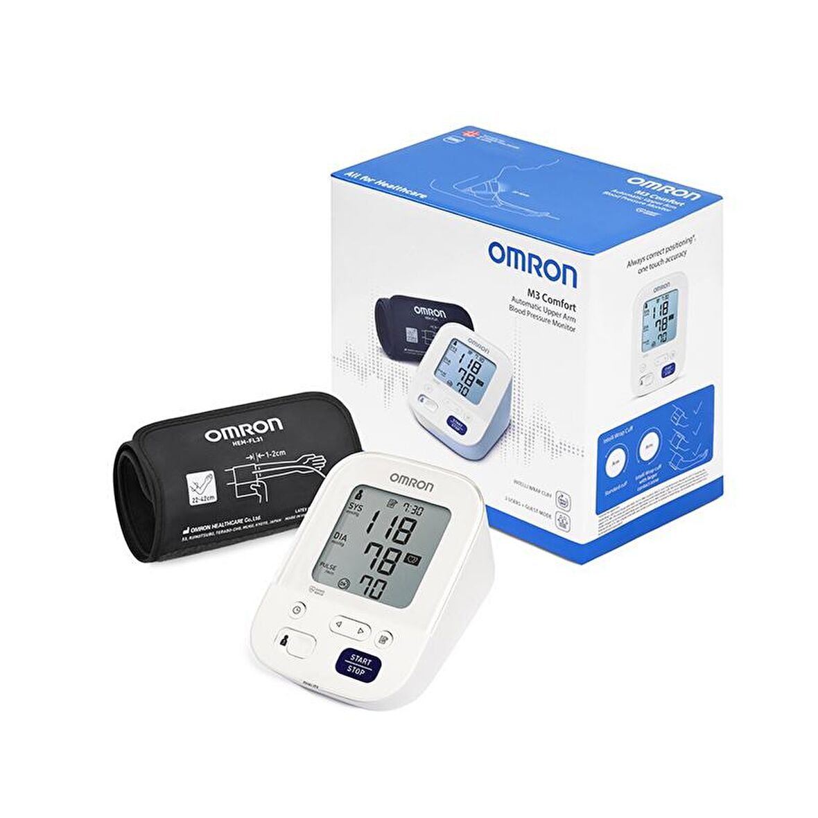 Omron M3 Comfort Hafızalı Koldan Ölçer Dijital Tansiyon Aleti