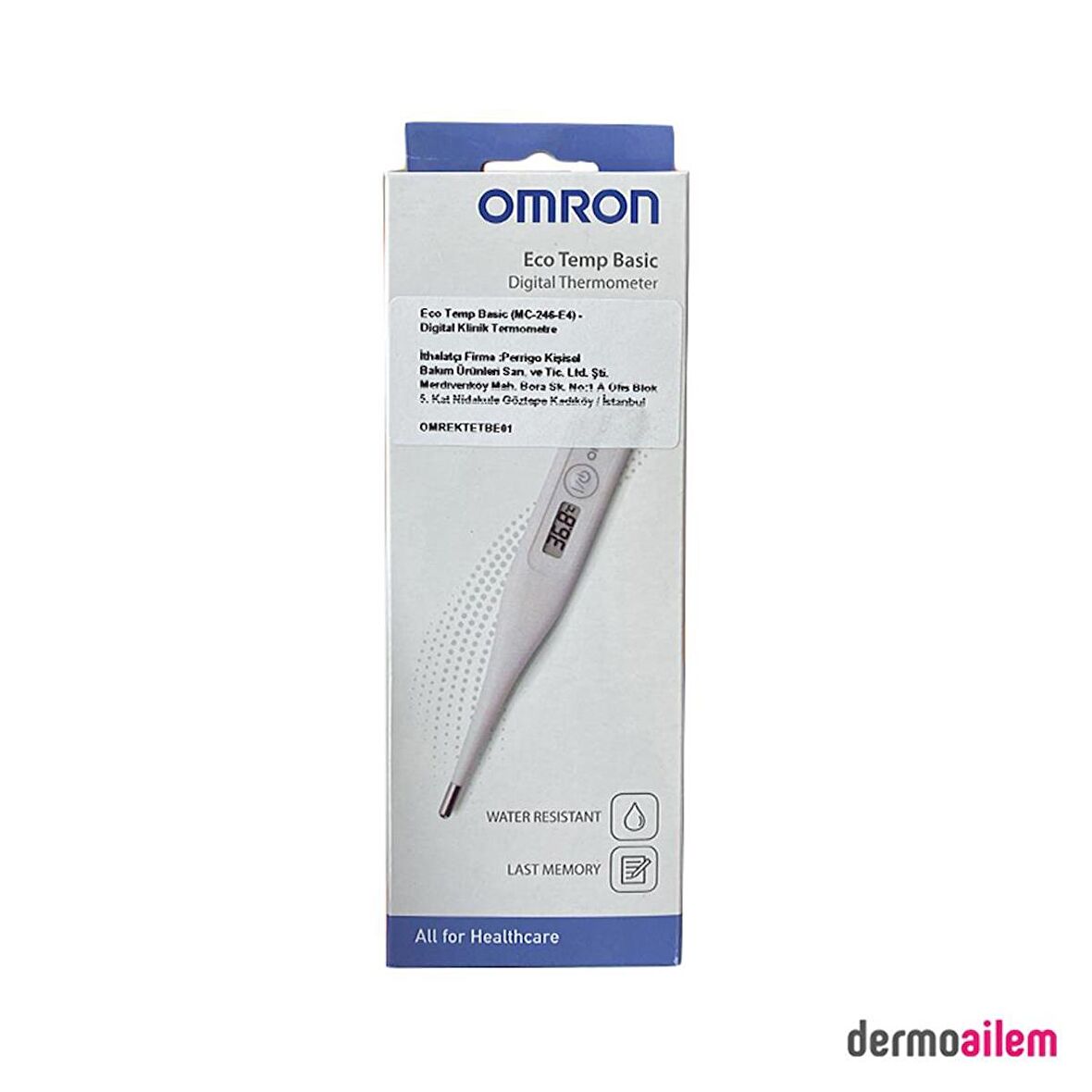 Omron MC-246-E4 Ağızdan + Koltuk Altından + Rektal Ateş Ölçer