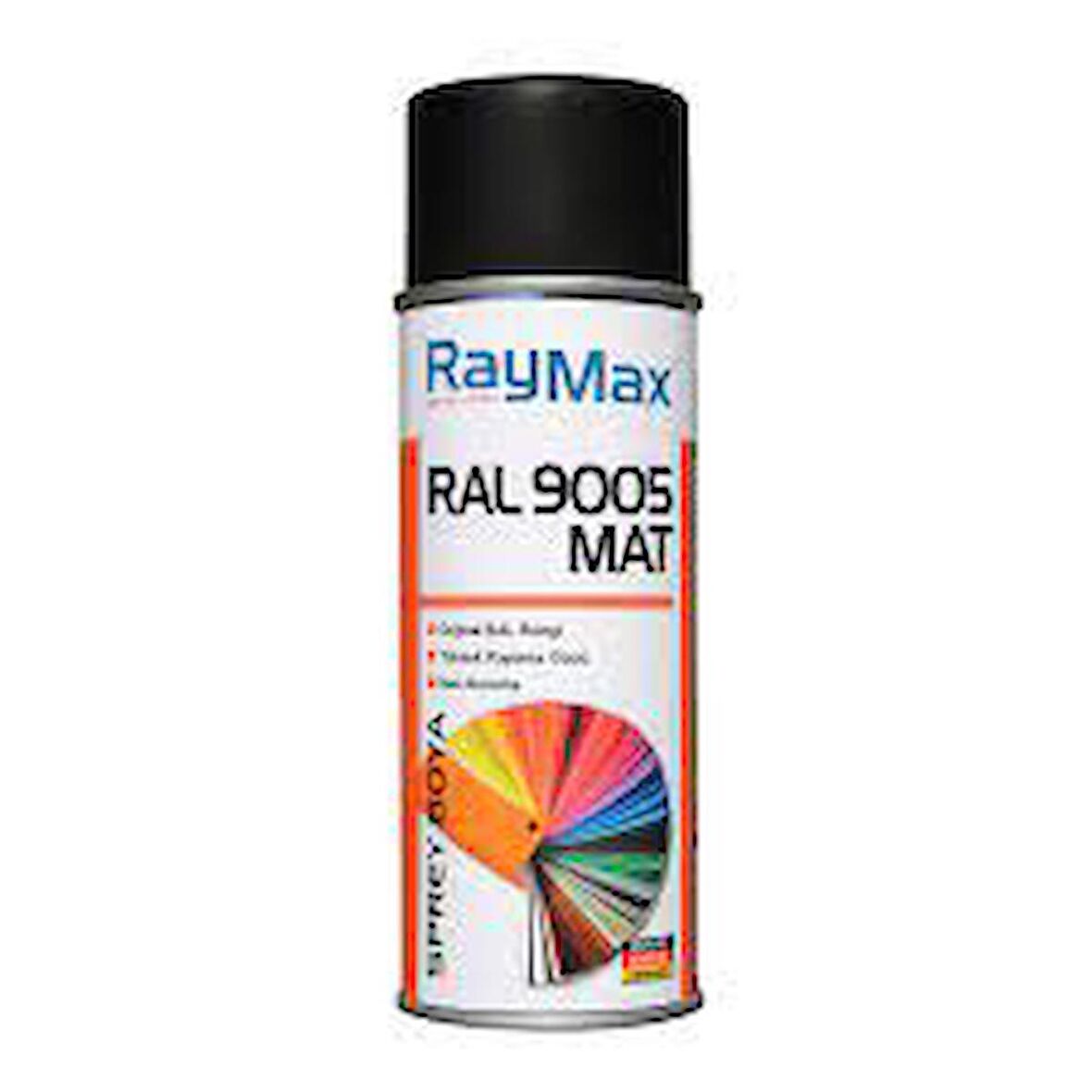 Raymax Akrilik Sprey Boya Ral 9005 Mat Siyah 400ml