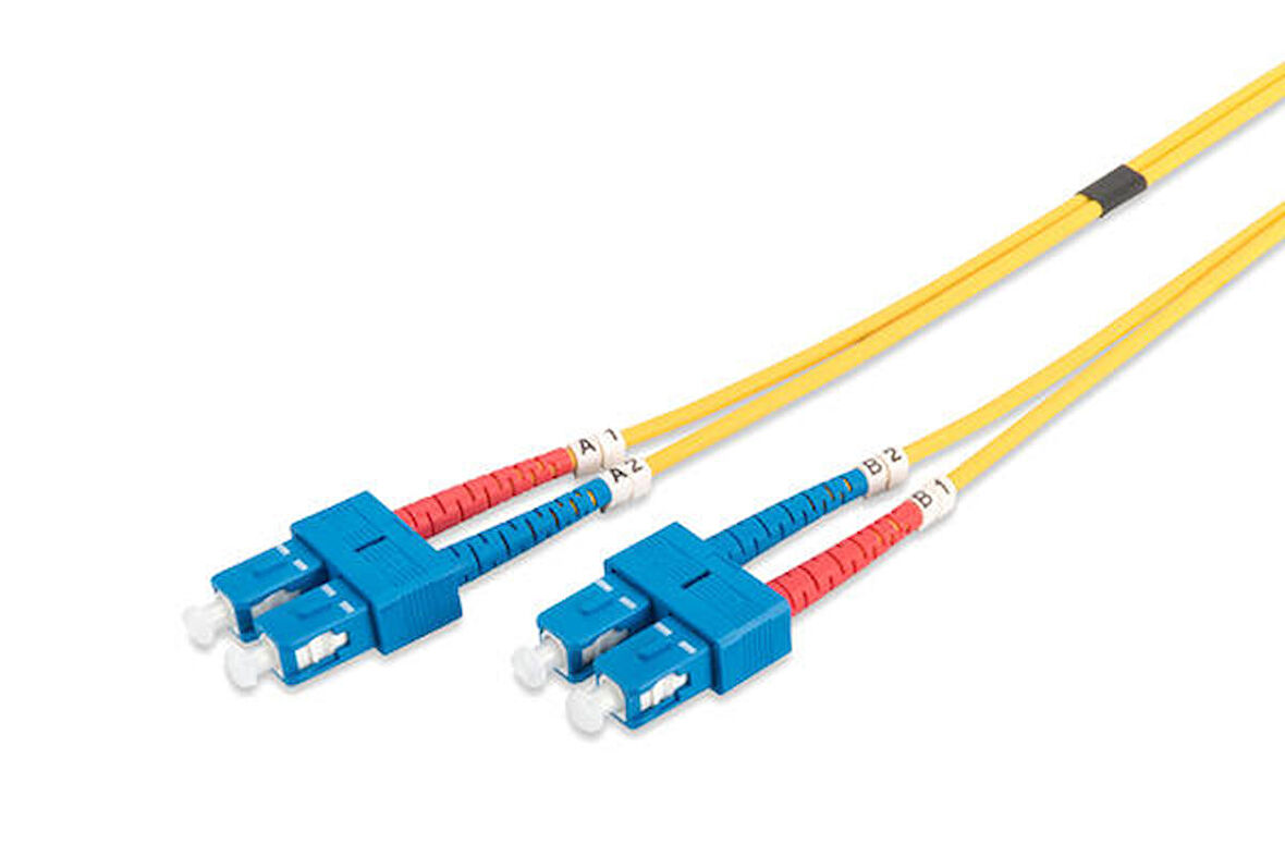 Digitus DK-2922-03 3 Mt SC-SC 09/125 Singlemode Duplex Fiber Patch Kablo