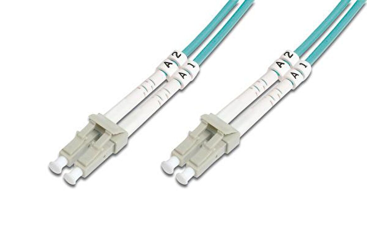 Digitus DK-2533-01/3 LC-LC 1 Mt Multimode Duplex 50/125 LSZH OM3 Fiber Patch Cord Kablo