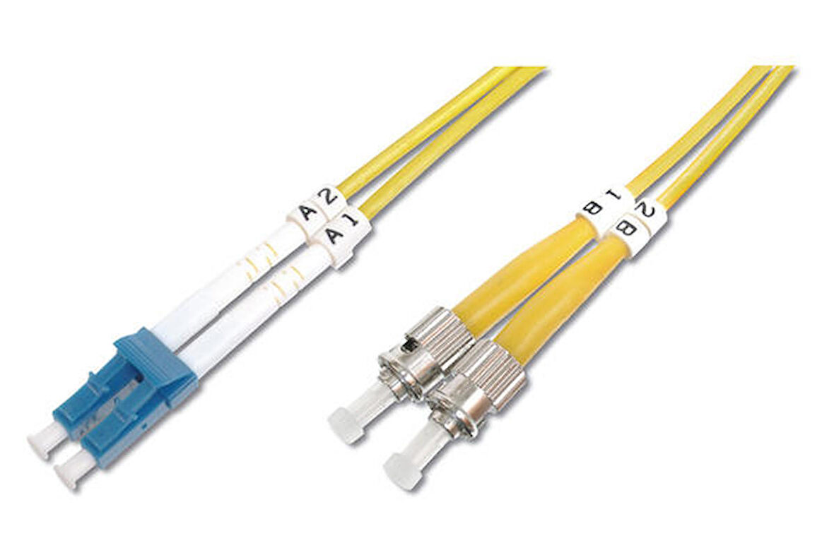 Digitus DK-2931-02 2 Mt LC-ST 09/125 Singlemode Duplex Fiber Patch Kablo