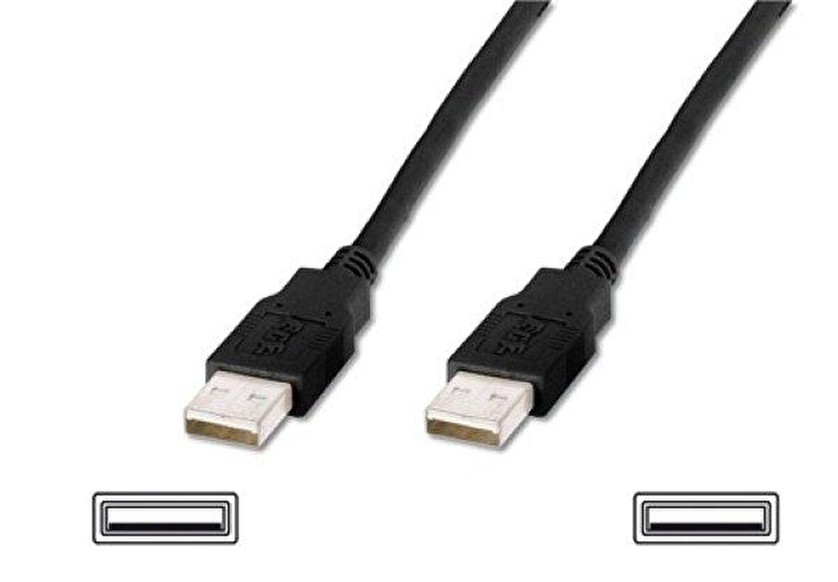 DIGITUS AK-300101-018-S 1,8m USB2,0 A ERKEK/ERKEK