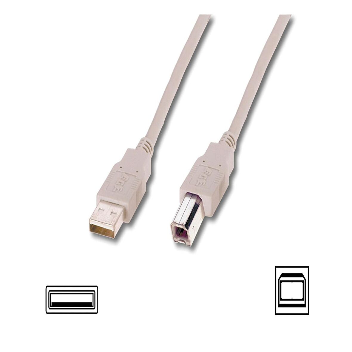 DIGITUS AK-300102-030-E 3,0m USB 2,0 KABLO,BEYAZ