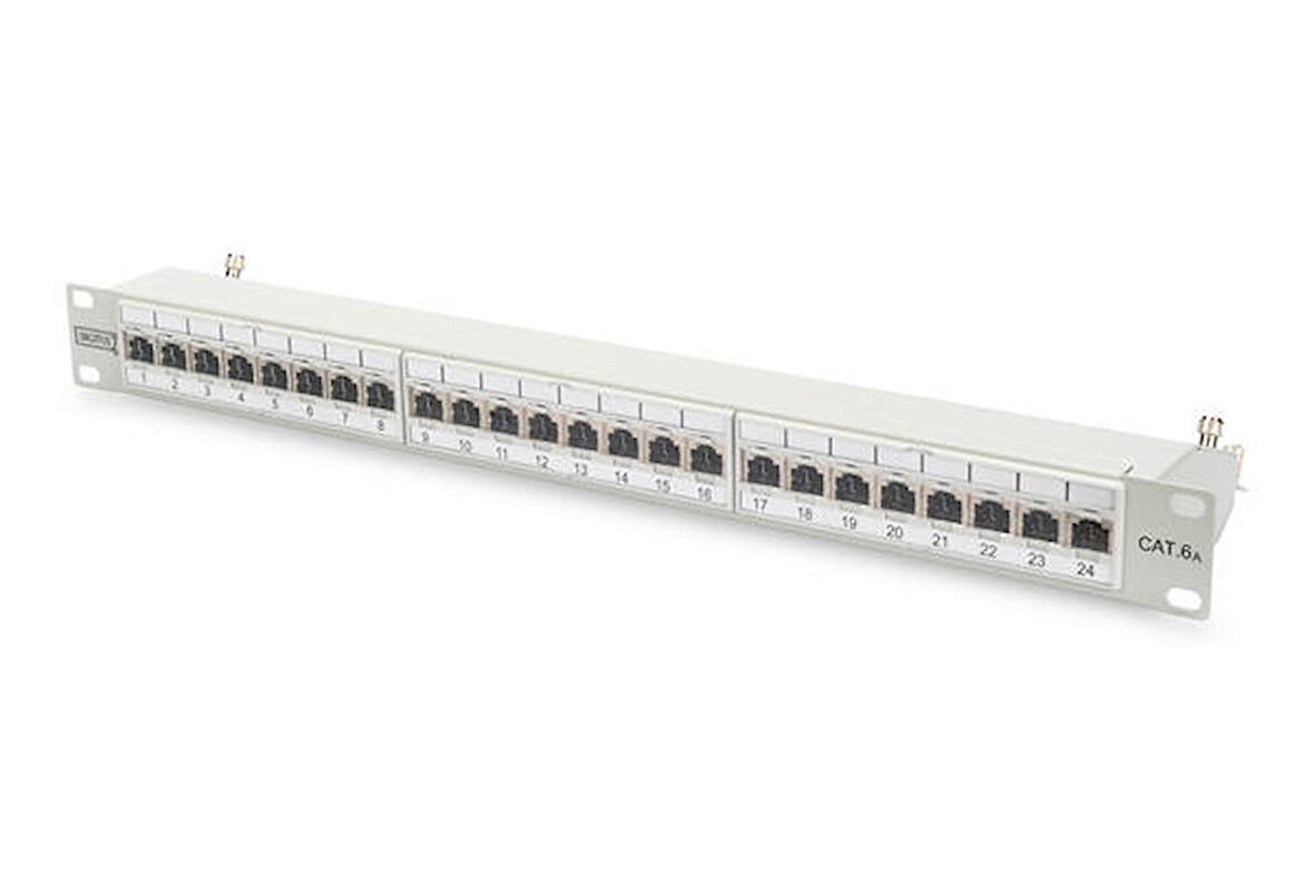 Digitus DN-91624S-Ea 24 Port 19 inch 1U Zırhlı Ftp Patch Panel