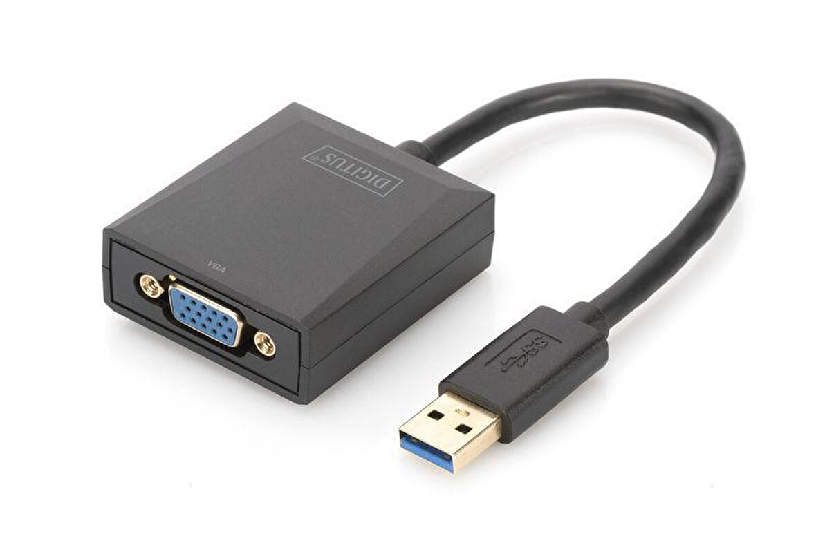 DIGITUS USB3.0  VGA ÇEVİRİCİ(DA-70840)VGA 1080P (DA-70840)