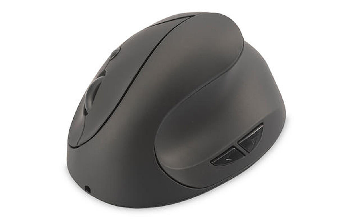 Digitus DA-20155 2.4Ghz 1600 Dpi 6 Düğmeli Ergonomik Kablosuz Siyah Bataryalı Mouse