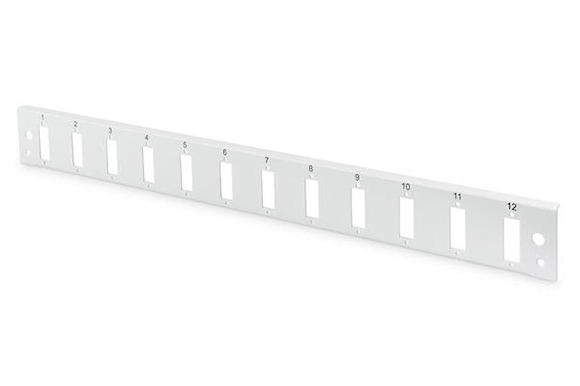 Digitus DN-96201-QL 12 Port SC Duplex Sürgülü Gri Önpanel Sürgülü Patch Panel