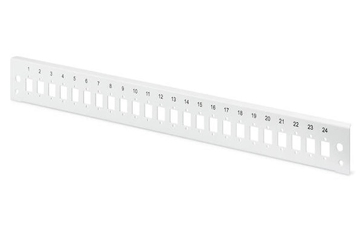 Digitus DN-96207-QL 24 Port LC DX SC SX E2000 SX 1U Gri Fiber Patch Panel