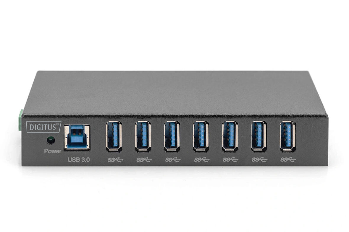 DIGITUS USB 3.0 Hub 7-Port, Endüstriyel USB Hub