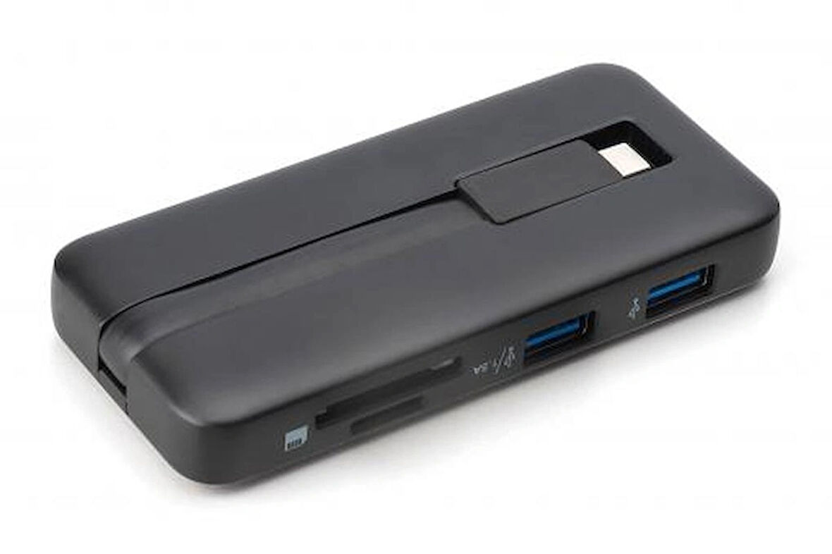 DIGITUS USB-C Seyahat Tipi Docking Station, 7-Port