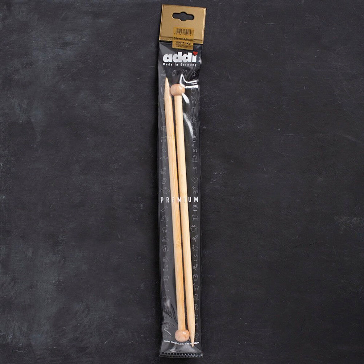 Addi Bambus 10mm 35cm Bambu Örgü Şişi - 500-7