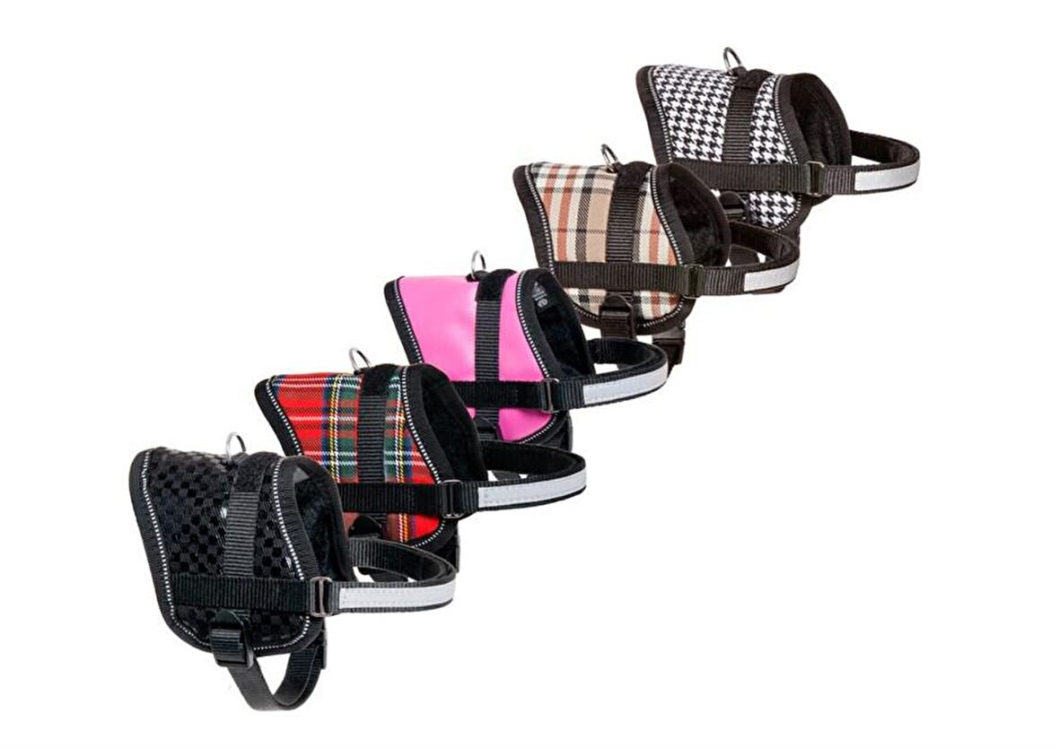 KARLIE REFLEKTÖRLÜ GÖĞÜS TASMA XS 26-35CM BEJ