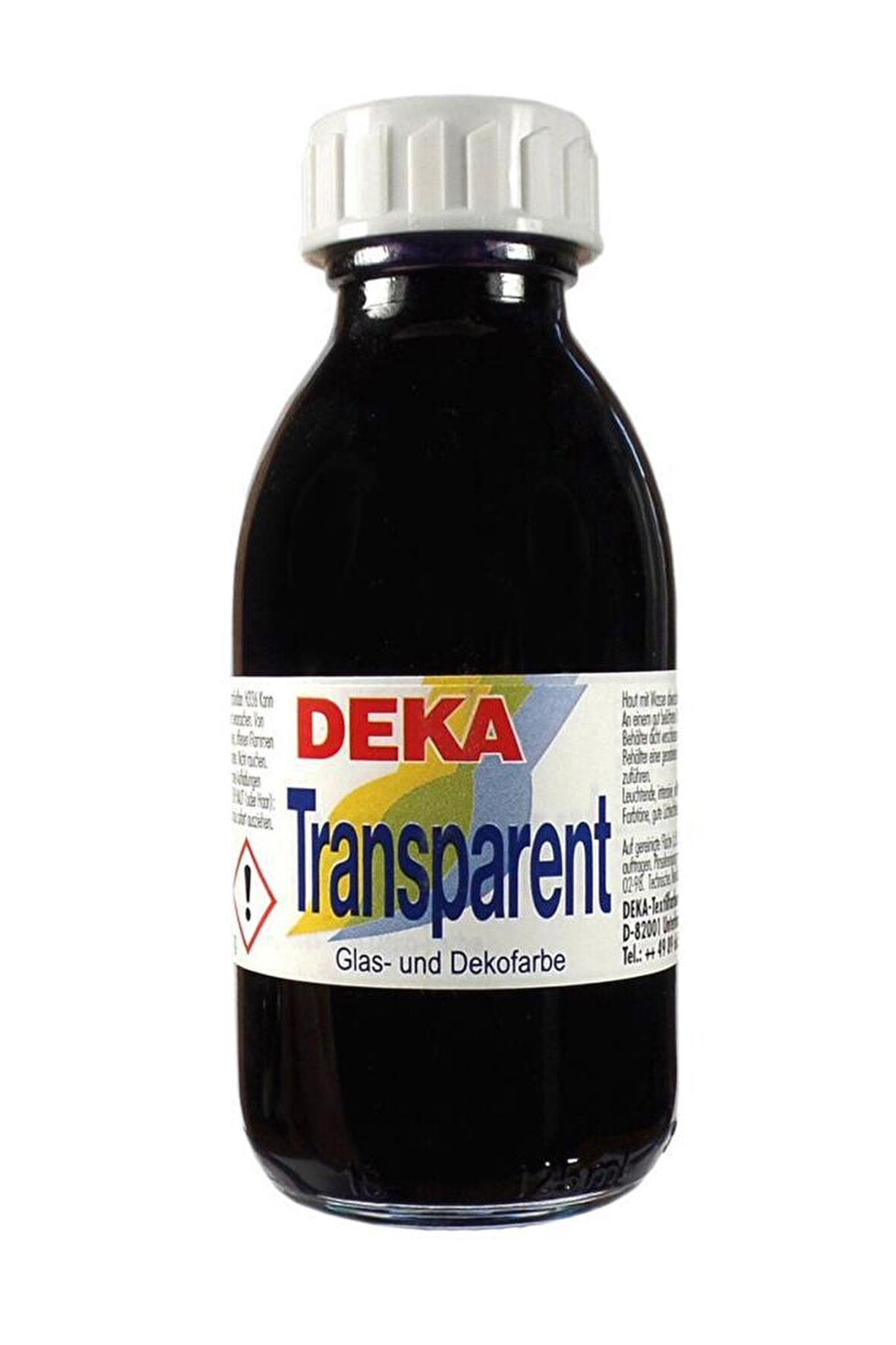 Deka Transparent Cam Boyası 125ml Dunkelblau No:53