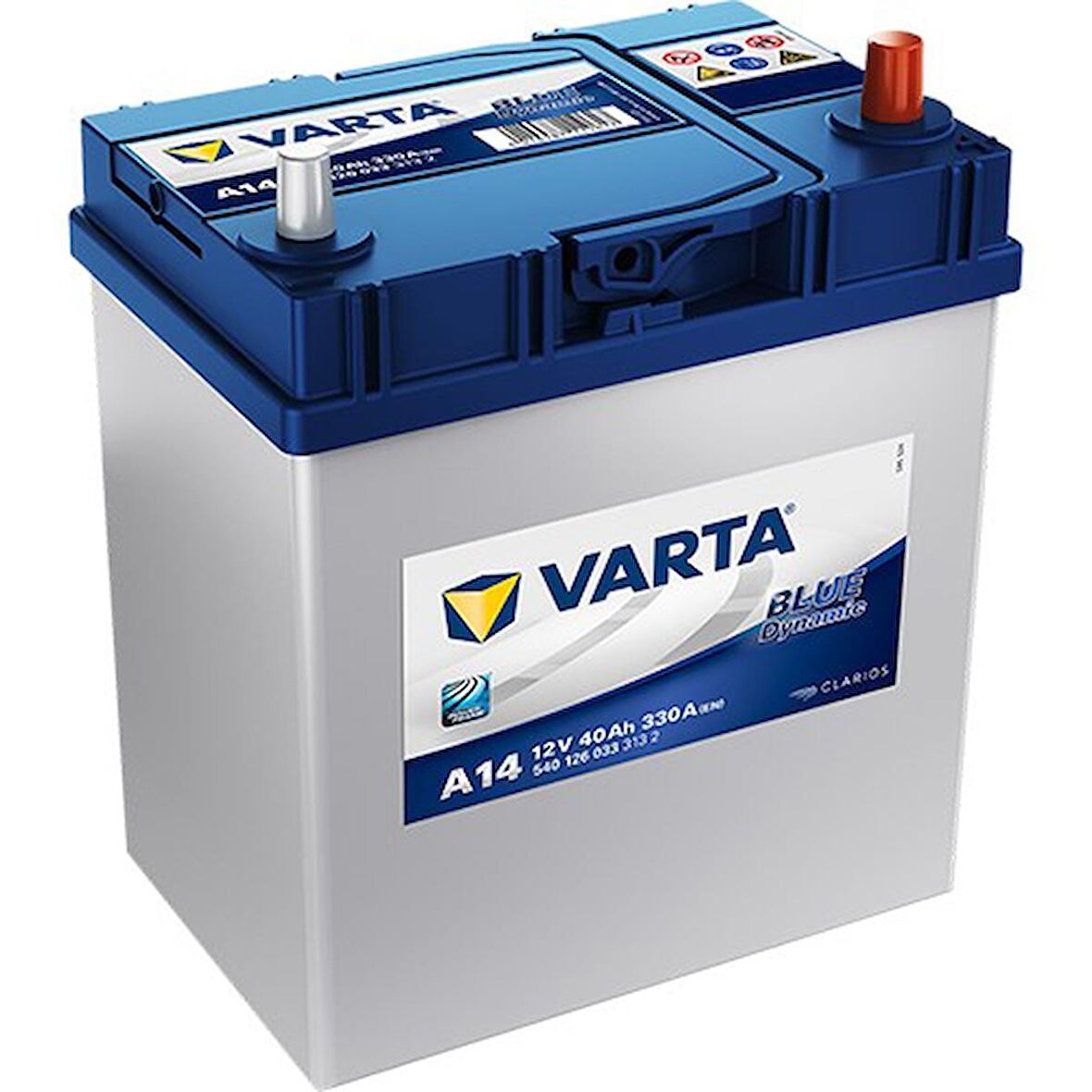 VARTA A14 40AH BLUE DYNAMIC INCE KUTUP DAR AKÜ