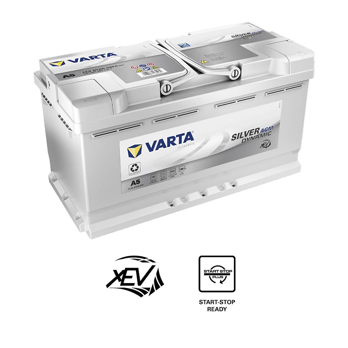 12/95 A5 SILVER DYNAMIC AGM START-STOP VARTA 2023