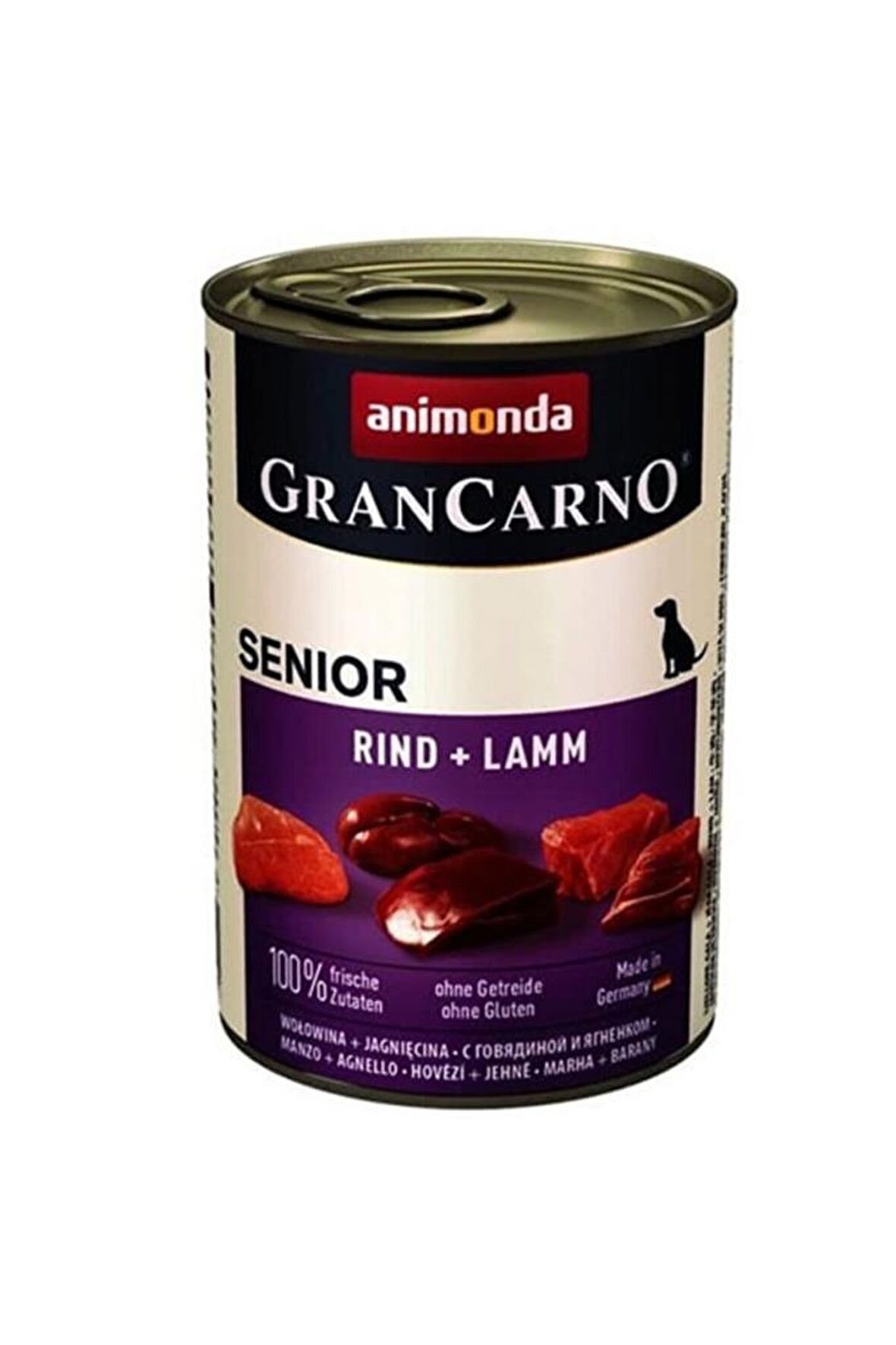 Animonda Gran Carno Senior Sığır Etli Kuzulu Yaşlı Köpek Konservesi 400 Gr