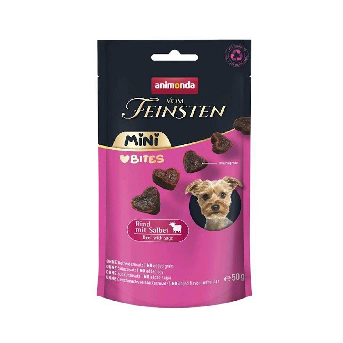 Animonda Vom Feinsten Sığır Etli Mini Irk Yetişkin Köpek Ödül Maması 50 Gr