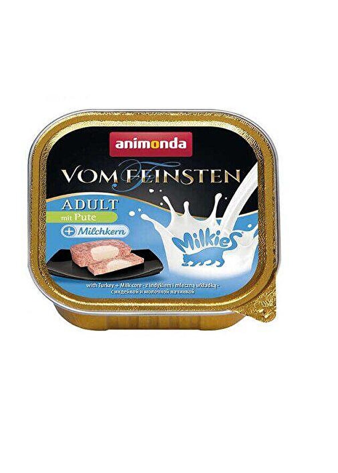 Animonda Vom Feinsten Hindi + Süt Yetişkin Kedi Konservesi 100 gr