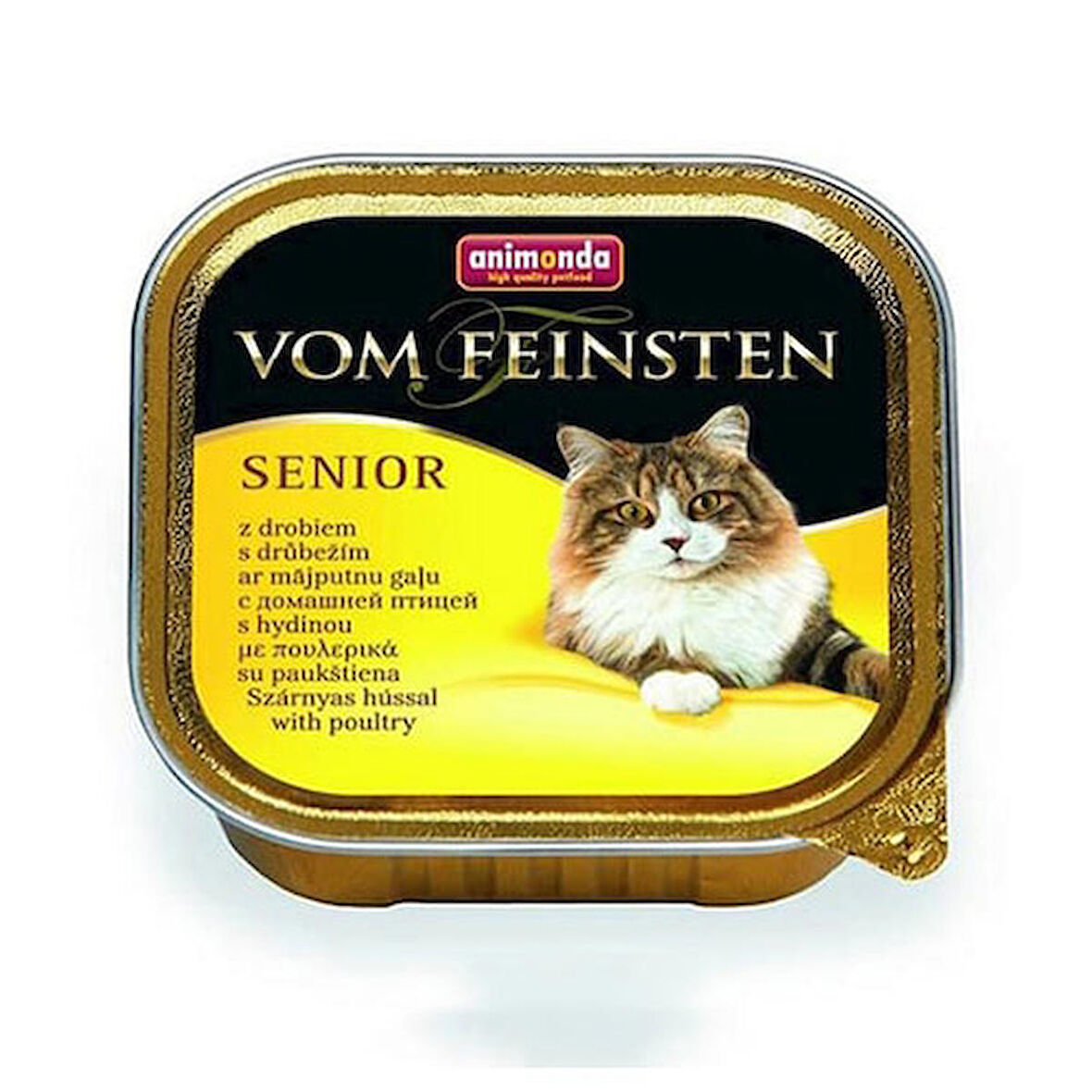 Animonda Vom Feinsten Senior Kümes Hayvanlı Yaşlı Kedi Konservesi 100 Gr 