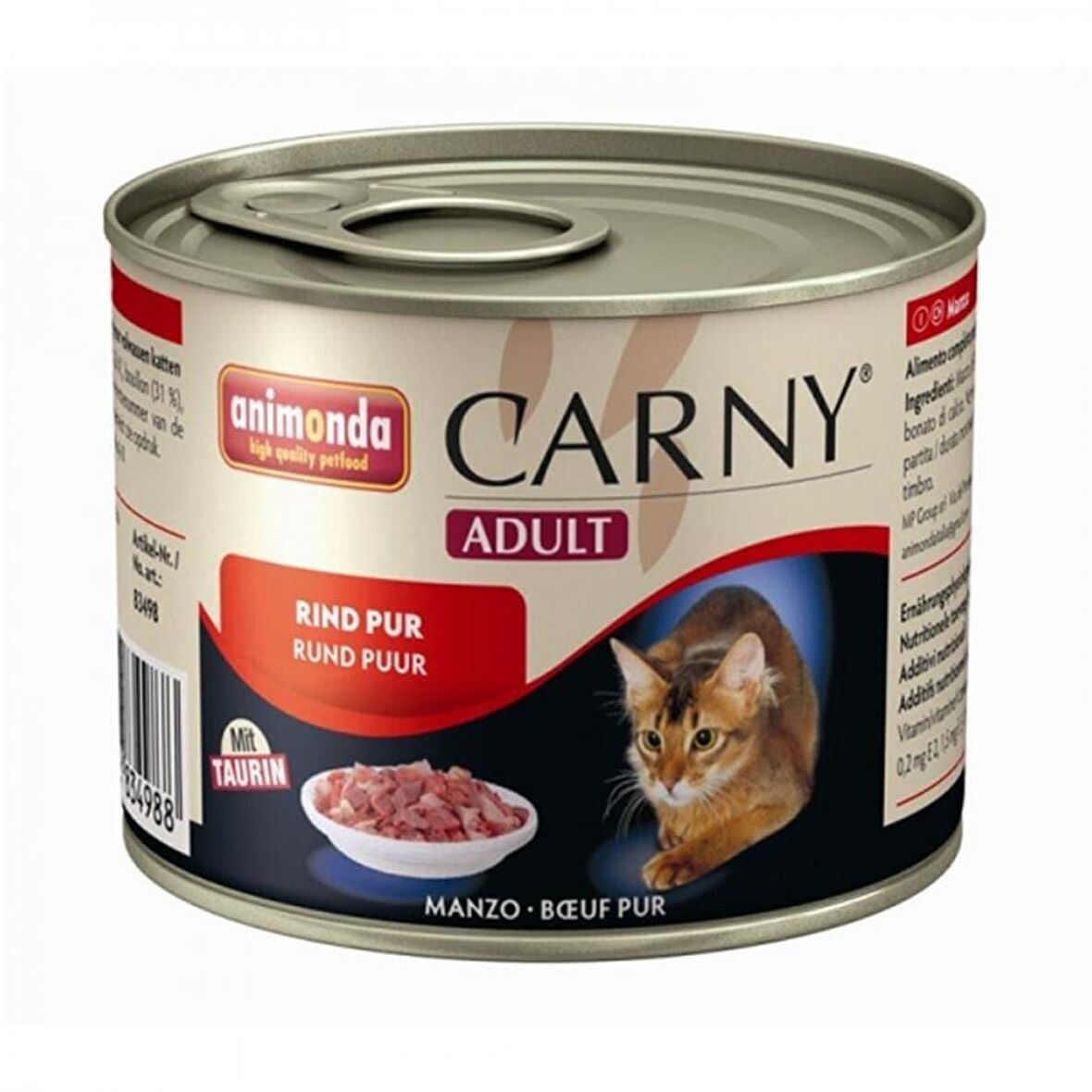 Animonda Carny Sığır Etli Kedi Konservesi 200 gr