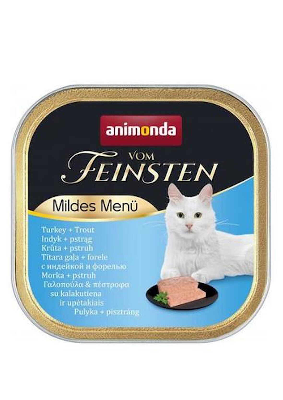 Animonda Vom Feinstein Hindi/Alabalık Kedi Konservesi 100 Gr