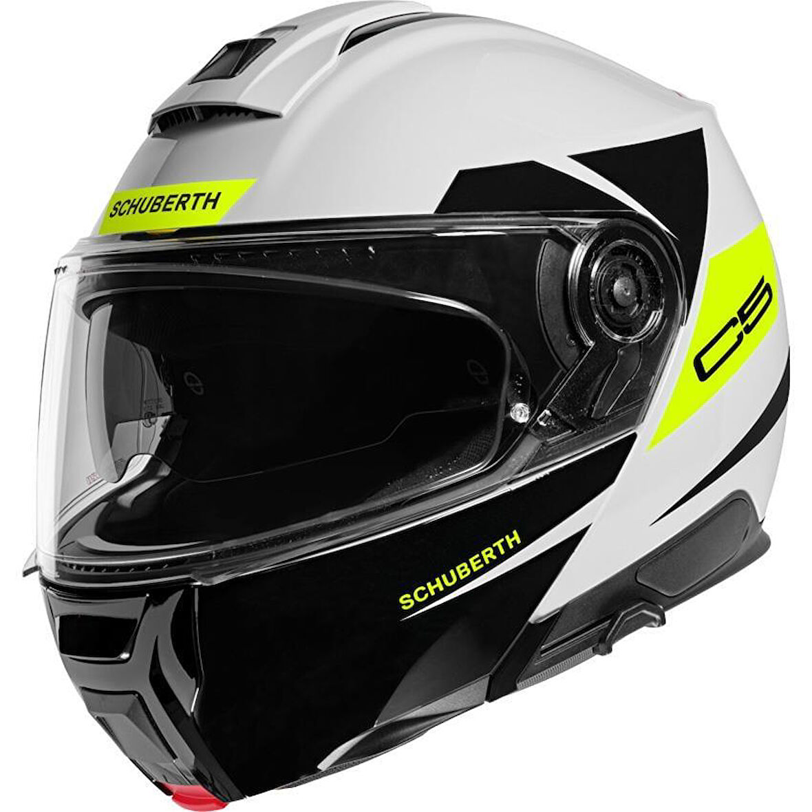 Schuberth C5 Eclipse Yellow Çene Açılır Motosiklet Kaskı