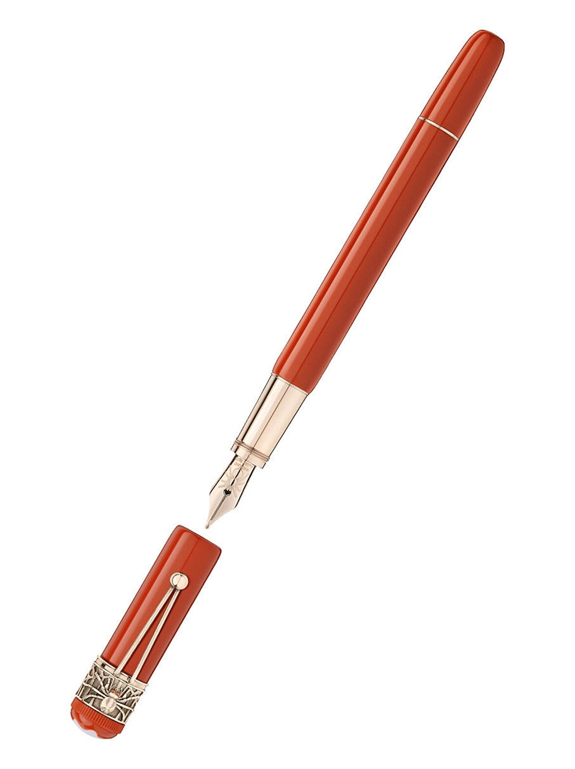Montblanc Heritage Collection Rouge Et Noir Spider Metamorphosis Special Edition Coral Dolma Kalem 118232