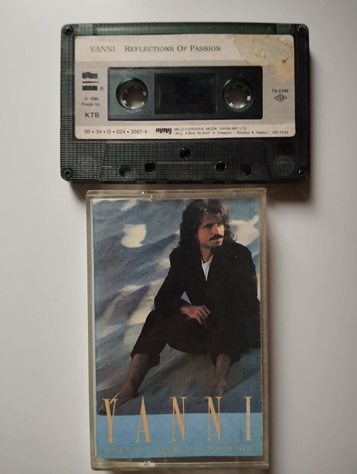 Yanni  – Reflections Of Passion  -  1990 Türkiye Basım 2. El Kaset