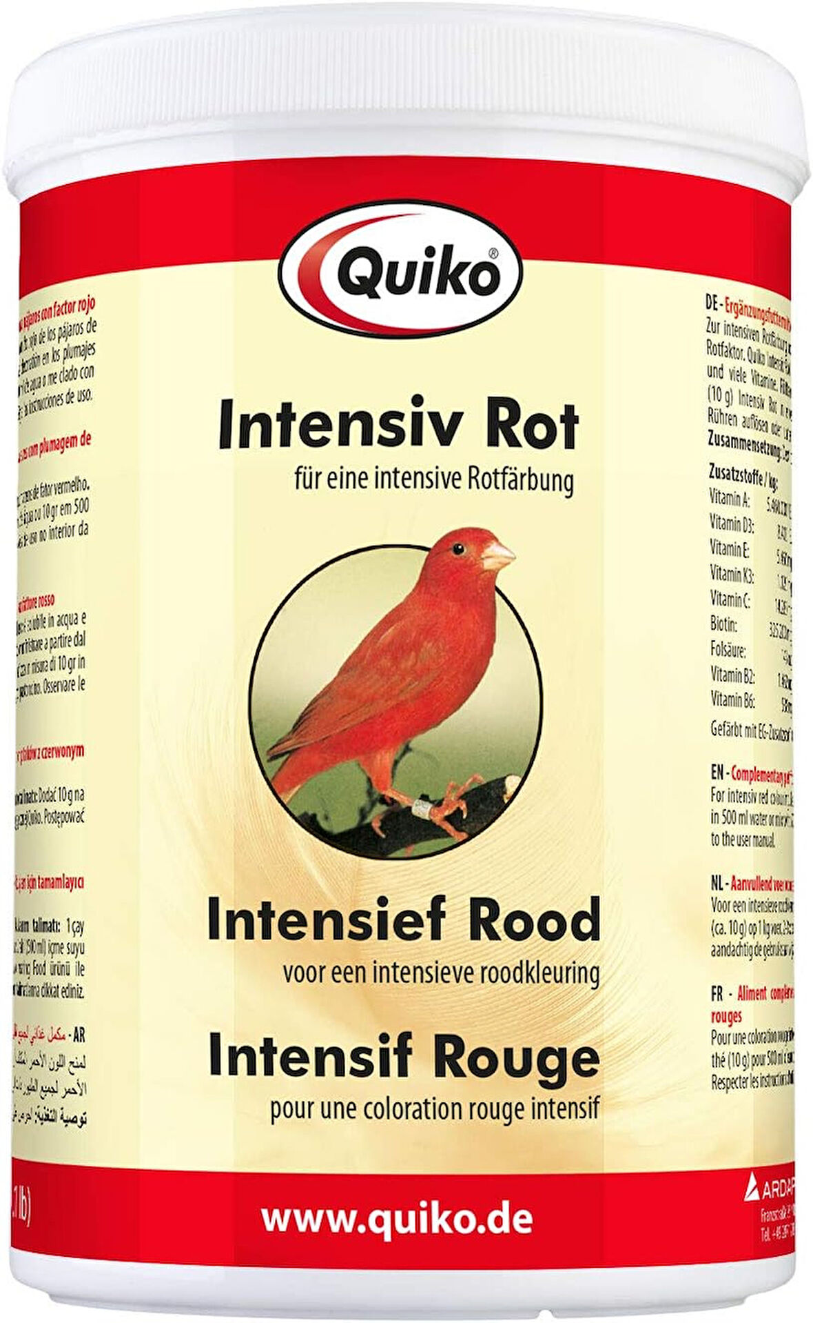 Quiko İntensiv Rot Kırmızı Renk Boyası 500gr