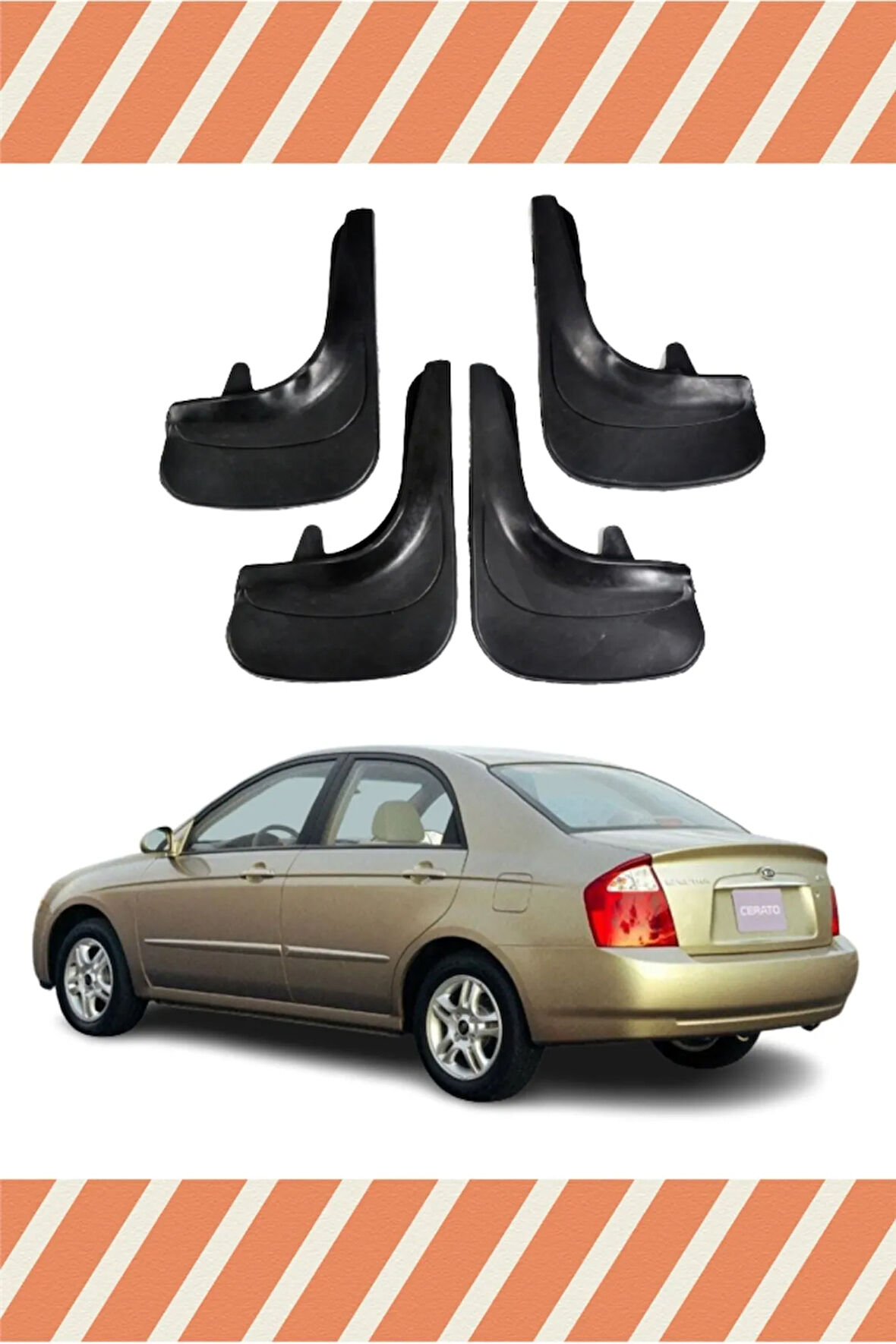 Kia Cerato 2004-2009 4’lü tozluk çamurluk paçalık kaliteli
