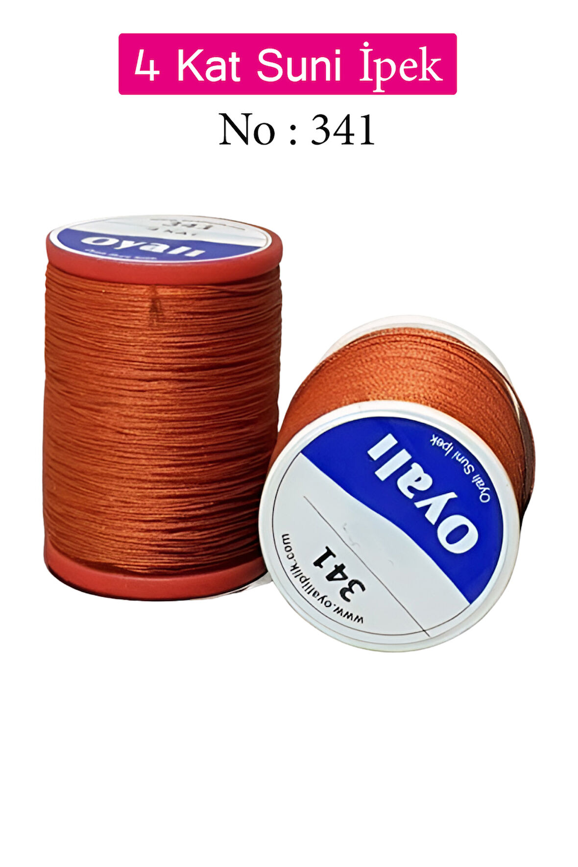 Oyalı 4 Kat Suni İpek İplik İğne Oyası Boncuk İpi Tığ Oyası No:341