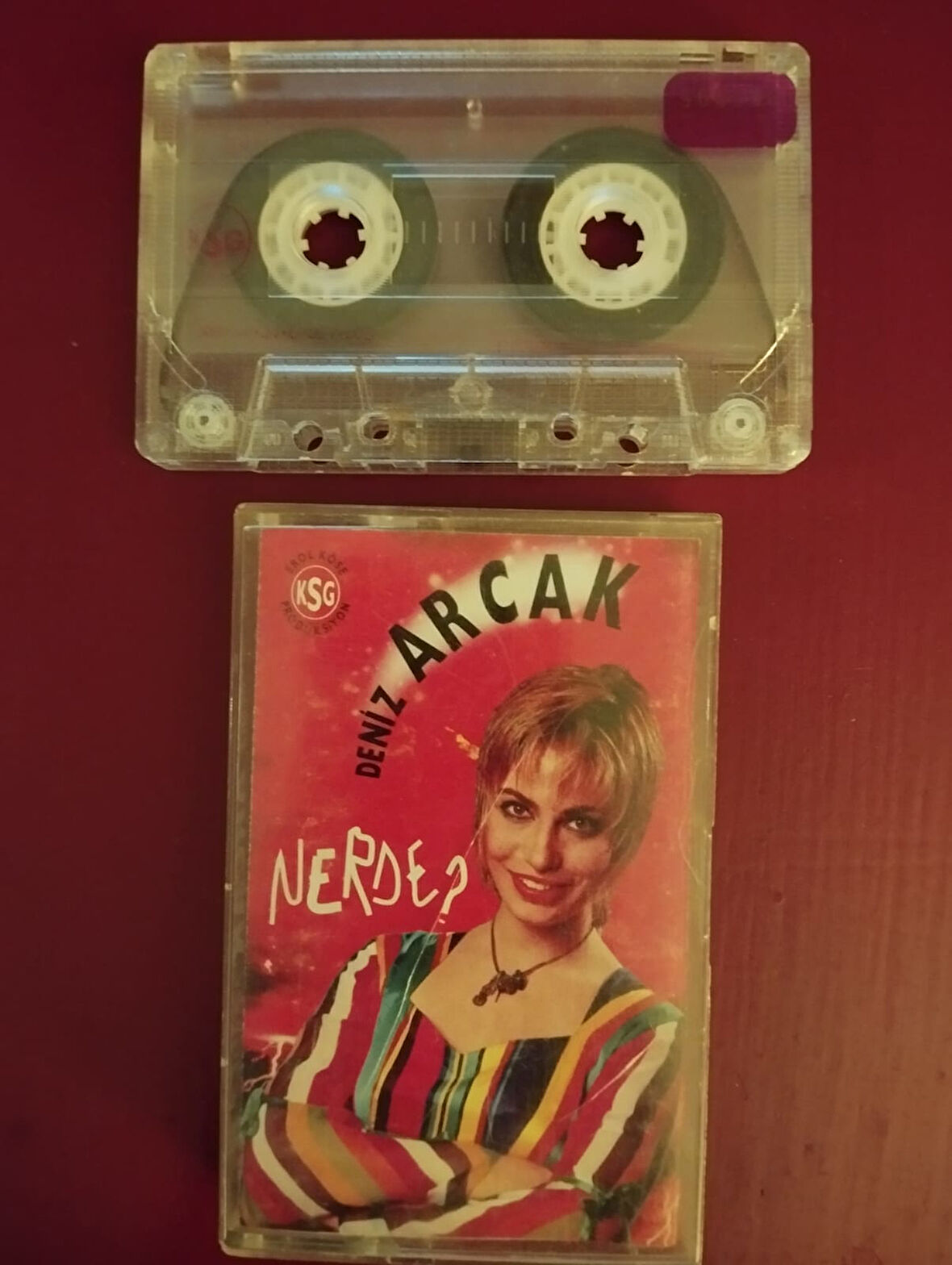 Deniz Arcak – Nerde? -  1993 Türkiye Basım 2. El Kaset Albüm