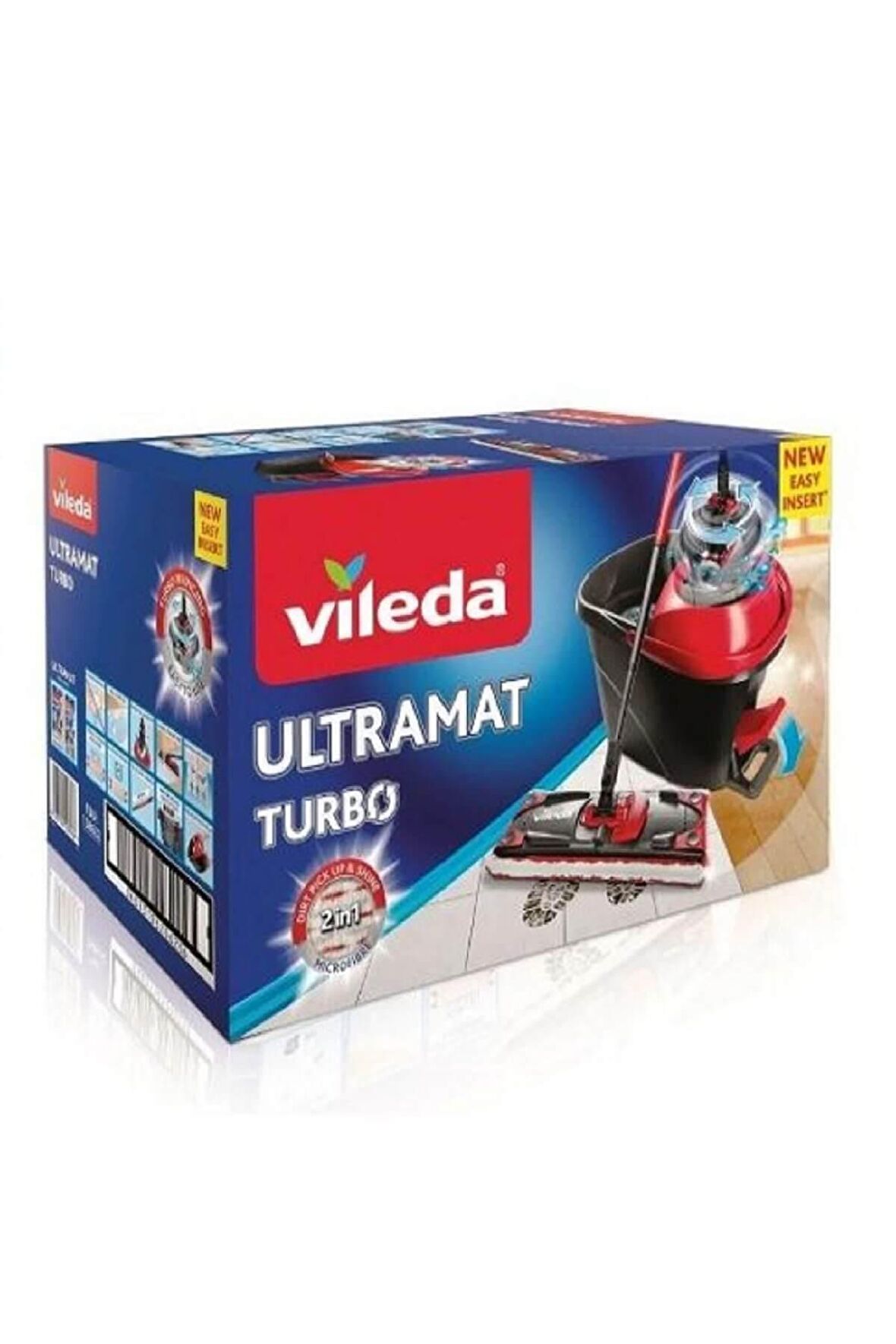 Vileda Ultramat Turbo Pedallı Temizlik Sistemi - Easy Wring Ultramat 