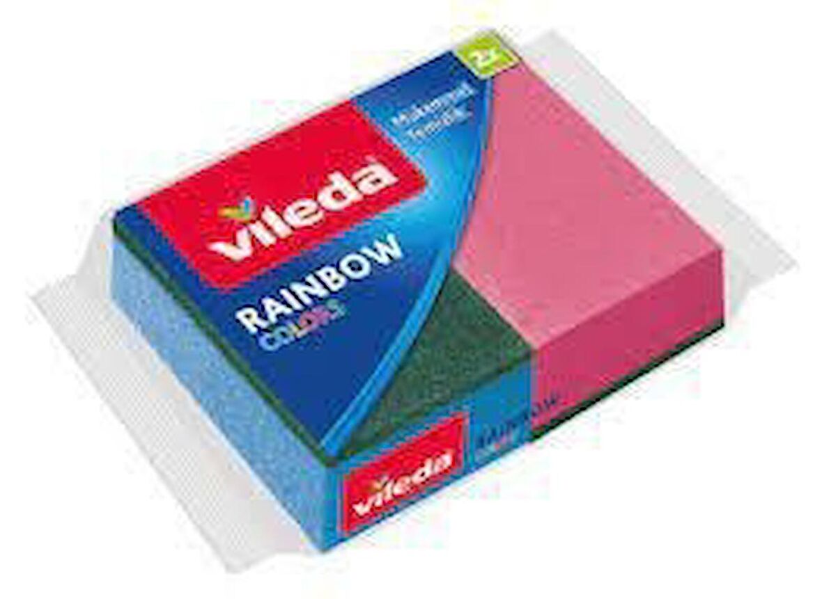 Vileda Rainbow Bulaşık Süngeri 2'li