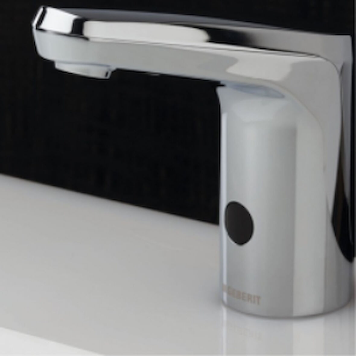 Geberit 116.133.21.1 Type 80 Fotoselli Lavabo Bataryası Tek Su Girişli, Krom, Elektrikli