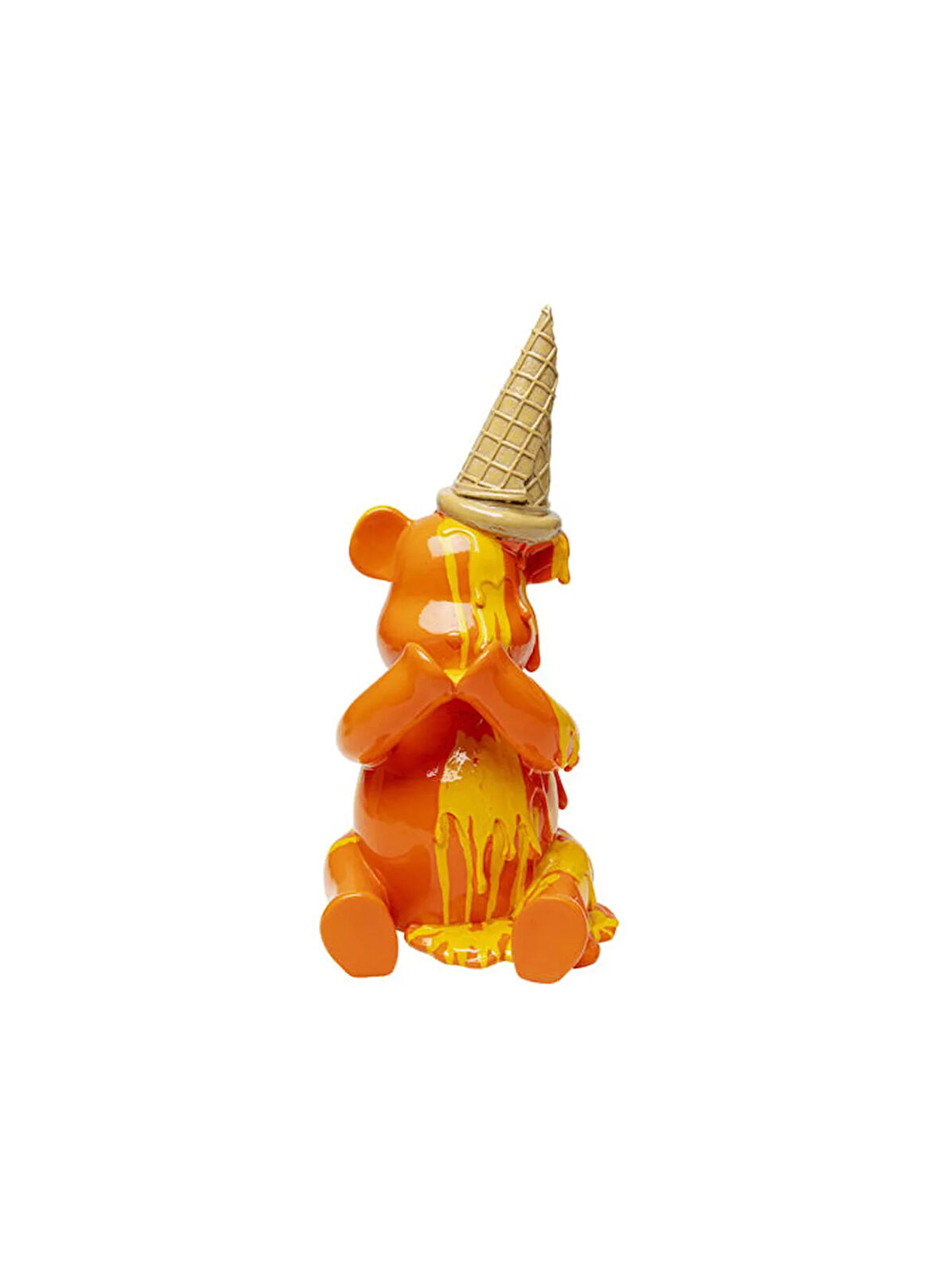 Kare Design Dekoratif Obje Deco Figurine SittingGelatoBearOran
