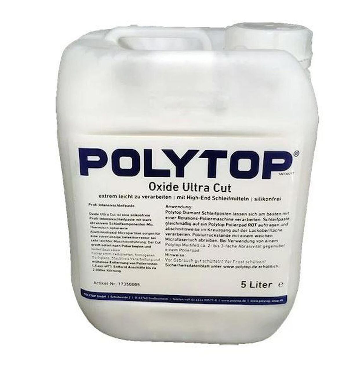 Polytop Oxide P9 Ultra Cut Kalın Pasta 5lt