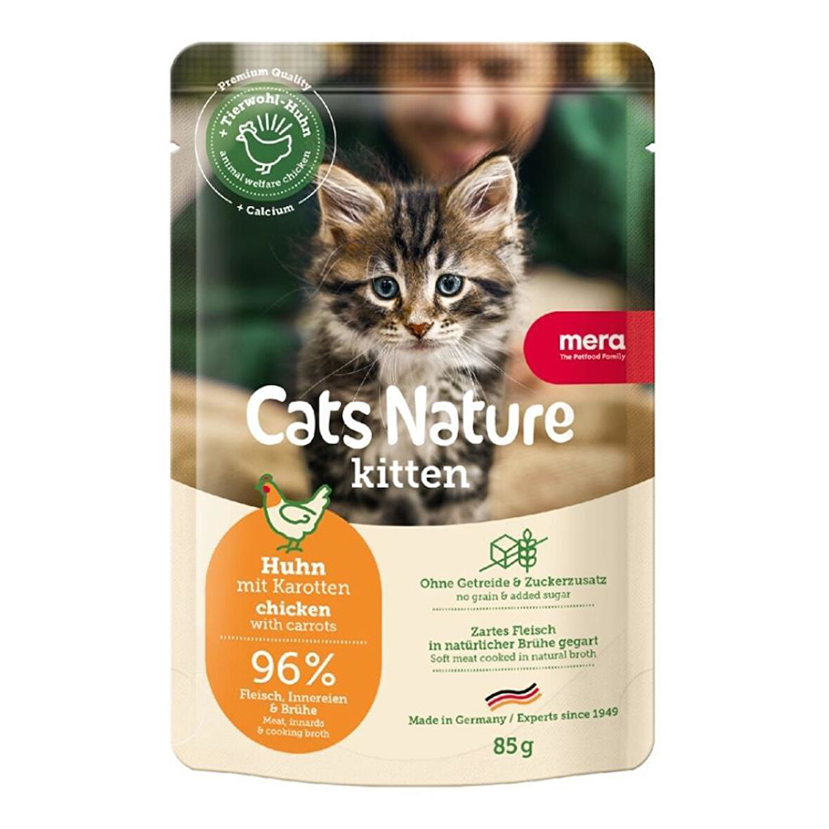 Mera Cats Nature Kitten Yavru Kedi Yaş Maması 85 Gr