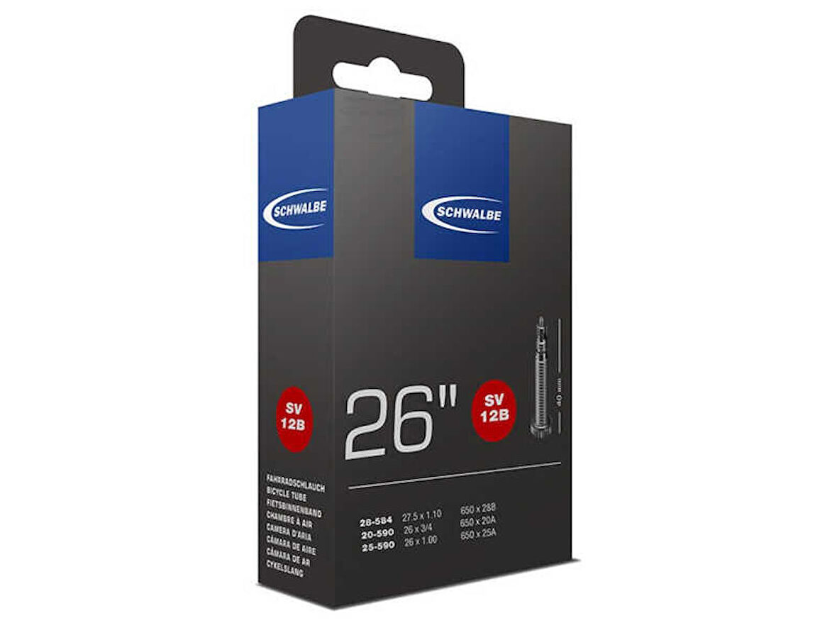 SCHWALBE SV12B 40Mm 26x1.0027.5x1.10 İNCE SİBOP İÇ LASTİK