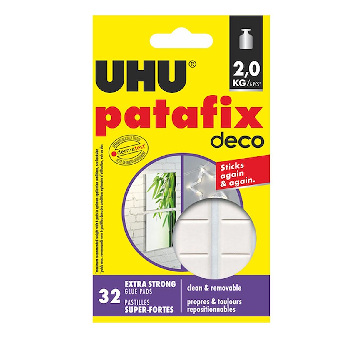 Uhu Hamur Yapıştırıcı Patafix Homedeco 40660