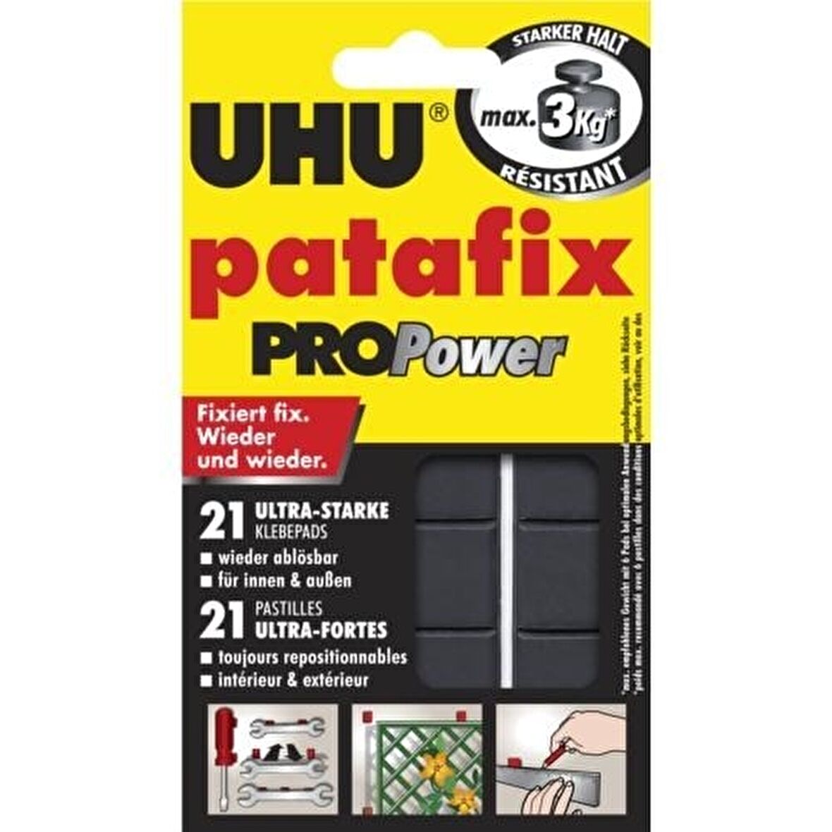 UHU PATAFİX PROPOWER PROPOWER SİYAH UHU47905 3006322 - 51005792 