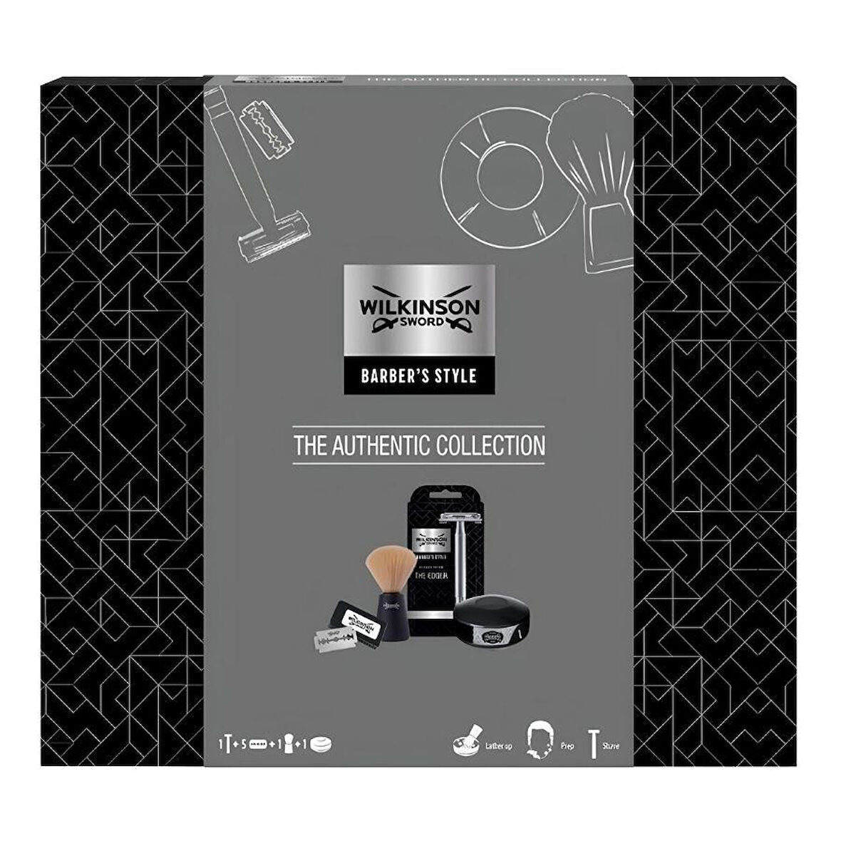 Wilkinson Sword Barber's Style Authentic Collection Erkek Hediye Tıraş Seti
