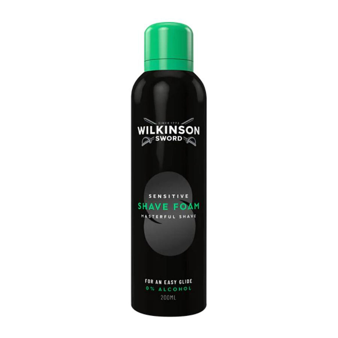 Wilkinson Sword Sensitive Tıraş Köpüğü 200 ml - Hassas Ciltler, 0 Alkol