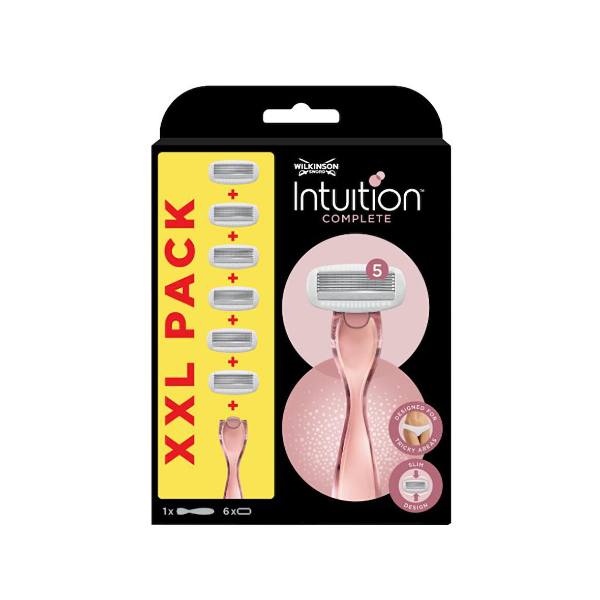 Wilkinson Sword Intuition Complete Kadın Tıraş Bıçağı 6 Yedek Kartuş + 1 Sap