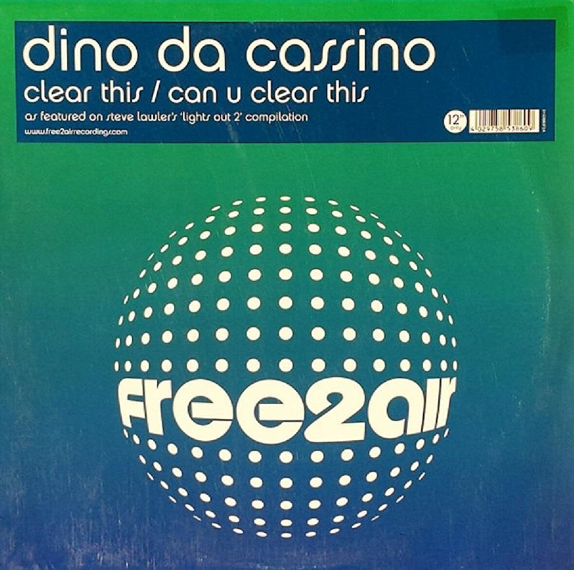Dino Da Cassino – Clear This / Can You Clear This - House Vinly Plak alithestereo